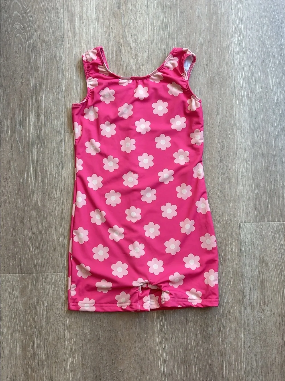 POSEY WEAR DAE CACTUS FLOWER pink floral shorts unitard- Kids Size 10/12